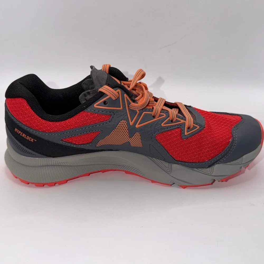 Merrell Womens‎ 5.5 Agility Fusion Flex Trail Running Shoes Red Orange Gorpcore